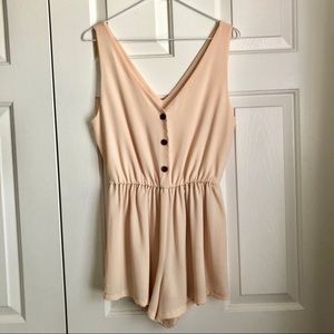 Cream Vestique Romper